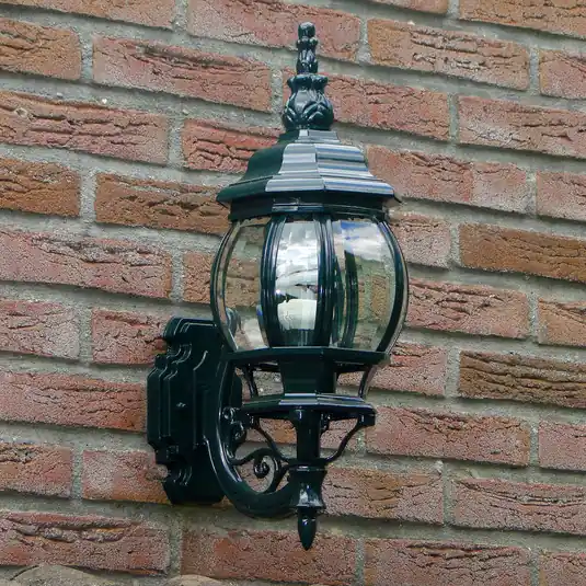Top Prodej Venkovní nástěnná lampa Andrew z křišťálového skla stojící zelená