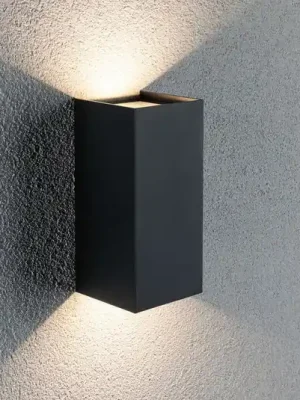 Cenový Hit Paulmann LED venkovní nástěnné svítidlo Flame, 22 cm, antracitová, nahoru/dolů