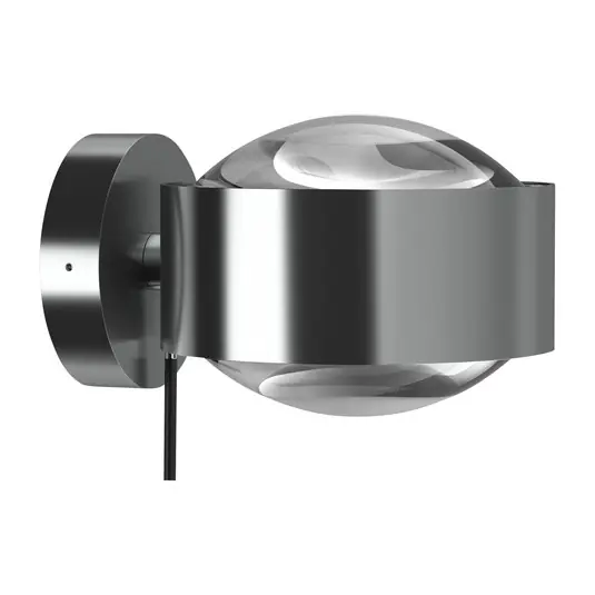 Vrácení Zdarma Puk Maxx Wall+ LED, čirá skla, matný chrom