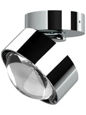 Super Cena Puk Mini Move LED, čirá čočka, chrom