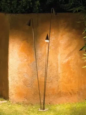 Venkovní stojací lampa LED Brisa, 5ramenná, khaki Cenová Bomba