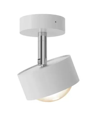 Zlevněný Puk! 80 Turn up/downlight čočka matná bílá/chrom