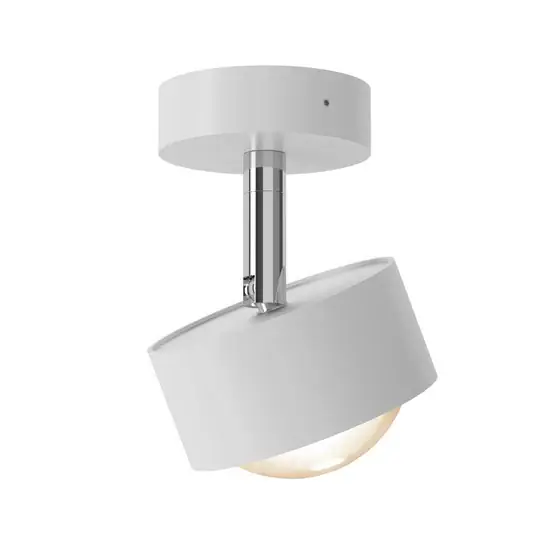 Zlevněný Puk! 80 Turn up/downlight čočka matná bílá/chrom