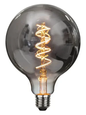 LED žárovka globe E27 2W G125 Decoled Spiral Smoke Akční Cena