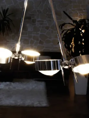 Expresní Doručení Stropní svítidlo PUK CEILING, 4 světla, chrom