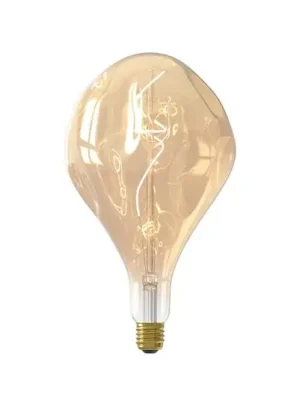 Calex LED žárovka Organic Evo, E27, 6 W, zlatá, stmívatelné Must-Have