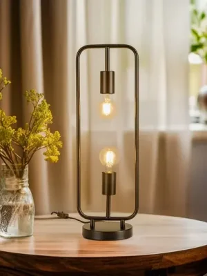 Stolní lampa Lucande Tornike, dvoudílná, železo Hit Sezóny