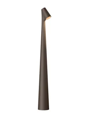 Vibia LED stolní lampa na baterie Africa, výška 45 cm, tmavě hnědá Nízká Cena