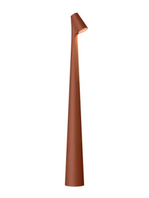 Vibia LED stolní lampa na baterie Africa, výška 45 cm, terakota Finální Výprodej