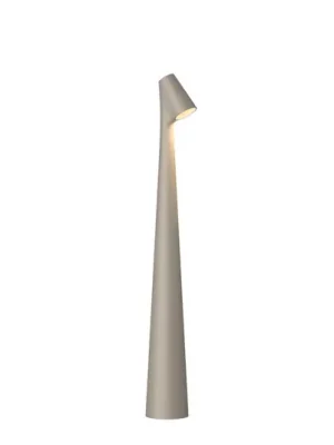 Víkendová Akce Vibia LED stolní lampa na baterie Africa, výška 40 cm, tmavě béžová