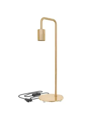 Nakupujte Hned Calex U-Line stolní lampa s kabelem 1,5 m, zlatá