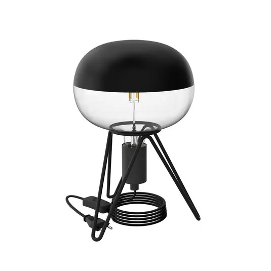 Poslední Šance Calex Tripod stolní lampa, černá