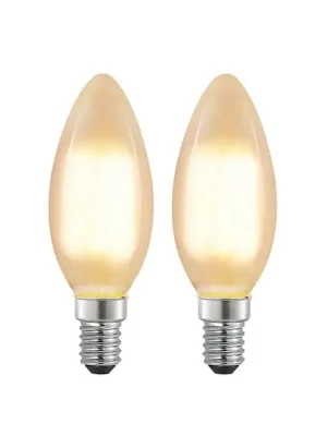 Arcchio LED svíčka E14, 4 W, 2 700 K, stmívatelná, sada 2 kusů Poslední Šance
