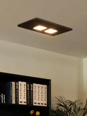 Aktuální Stropní svítidlo Lucande Esteria, dvoudílné