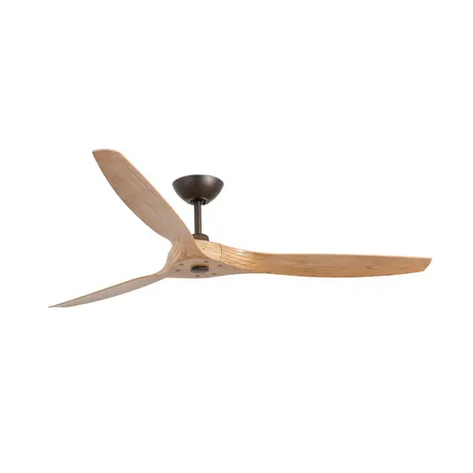 Nová Kolekce Stropní ventilátor Morea L, DC, 3 lopatky světle hnědé