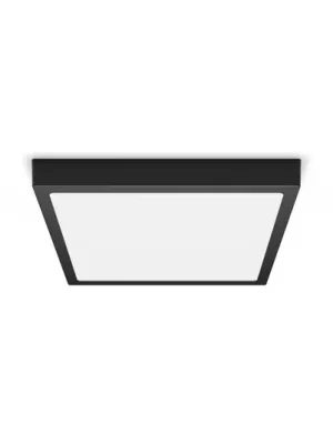 Philips Slim Surface, černá, 28 x 28 cm, hranatá, 2 700 K Jen Po Omezenou Doba
