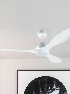 LED stropní ventilátor Polaris L, 3 lopatky, bílá Speciální Cena