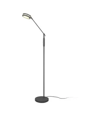 LED stojací lampa Franklin, senzorový stmívač, antracitová Značkový