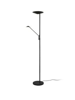 LED stojací lampa Brantford lampa na čtení černá matná Výhodná Nabídka