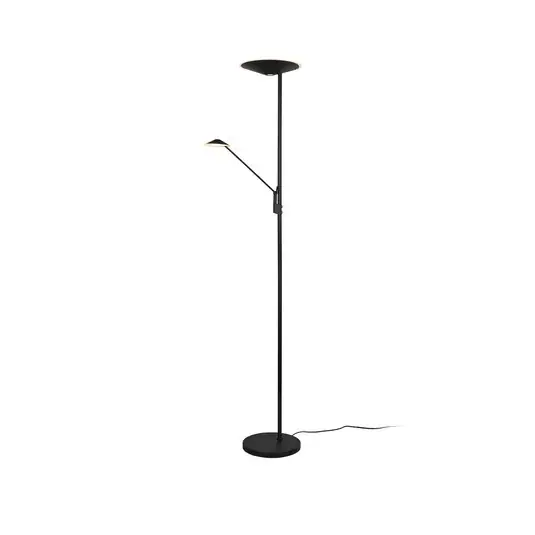 LED stojací lampa Brantford lampa na čtení černá matná Výhodná Nabídka