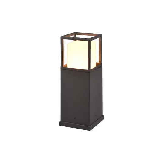 Zlevněný LED podlahová lampa Witham, výška 40 cm, antracitová, CCT, IP54