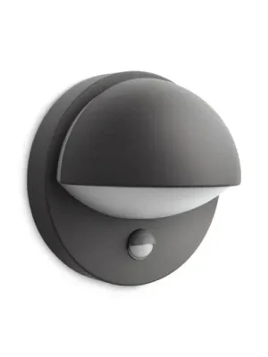 Výprodej Philips myGarden June nástěnné světlo se senzorem, antracitové