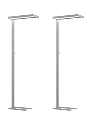 Arcchio LED stojací lampa Logan Basic, sada 2 ks, stříbrná, 6000 lm Odeslání Ihned