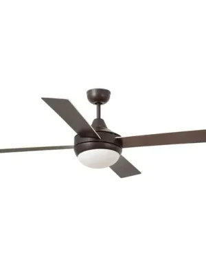 Výhodná Nabídka Stropní ventilátor Icaria L se světle hnědou/mahagonovou barvou