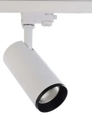Zlevněný LED kolejnicový reflektor Lucea 3fázový 20 W bílý