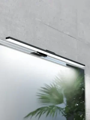 Zrcadlové světlo LED Triga IP44 černé 60 cm, 3 000 K Značkový