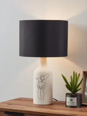 EGLO Vinoza stolní lampa, bílá, stínidlo černá Objednat Nyní