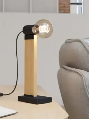 EGLO Bailrigg stolní lampa ze dřeva Akční Nabídka