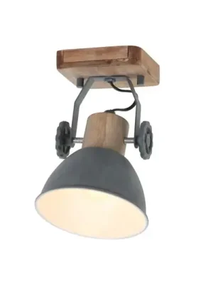 Stropní bodovka Gearwood, 1 zdroj, šedá Víkendová Akce