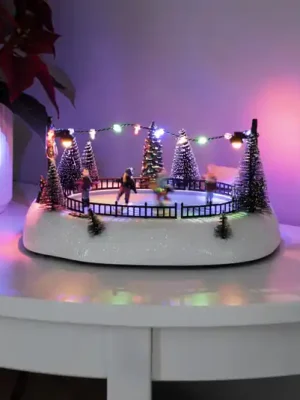 LED dekorační světlo vlak Musik, USB baterie Ověřený
