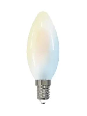 Akční Nabídka LUUMR Chytrá LED žárovka tvar svíčky E14 4,2 W matná CCT Tuya WiFi