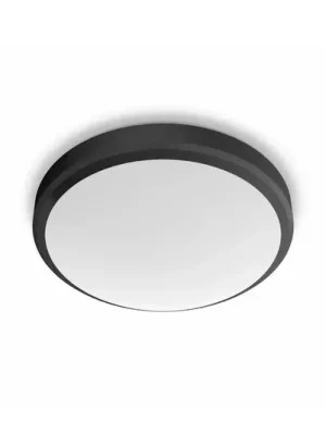Stropní svítidlo Philips Doris LED 2700K černé Ø28cm Levný