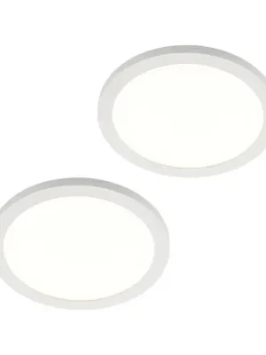 Stropní svítidlo Prios LED Aureka, sada 2 kusů, senzor, Ø 33 cm, bílé Vysoce Kvalitní