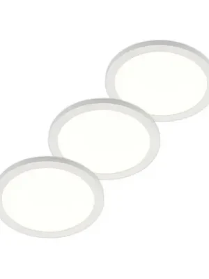 Prios LED stropní svítidlo Aureka, sada 3 kusů, senzor, Ø 33 cm, bílá Objednat Nyní