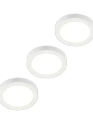 Pouze Dnes Stropní svítidlo Prios LED Edwina, bílé, 25 cm, sada 3 kusů