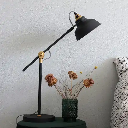 Stolní lampa Nové, nastavitelná, černá Aktuální