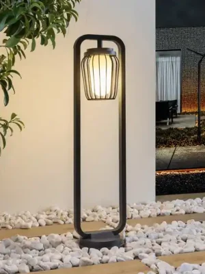 Finální Výprodej Světlo na cestu Lucande Chandan, 90 cm, antracit, hliník