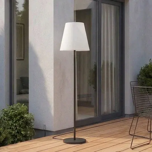 Terasové svítidlo Lucande Jaimy, černé, hliník, 150 cm Koupit Online