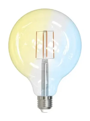 Nakupujte Hned LUUMR LED žárovka, E27 G125 7W, čirá, inteligentní