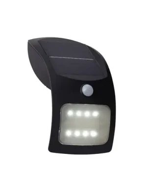 LED solární nástěnné světlo 67420BK-PIR, pohybový senzor Speciální Cena