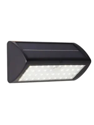 Bezpečná Platba LED solární nástěnné světlo 67422BK-PIR, pohybový senzor