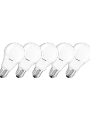 LED žárovka OSRAM Base Classic A E27 8,5 W 806 lm, balení po 5 ks Cenově Výhodný