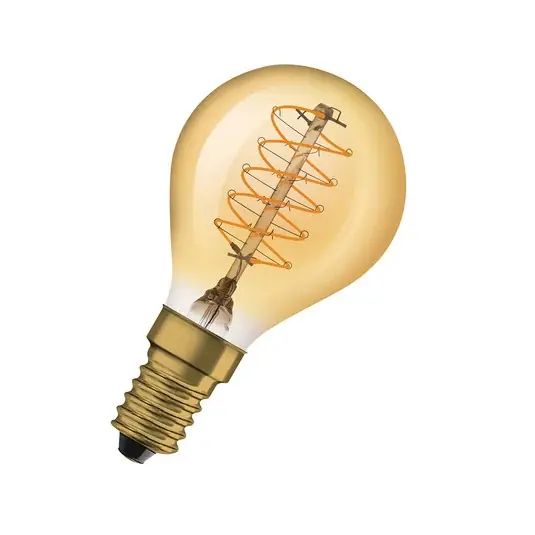 OSRAM 1906 E14 3,4 W LED kapka 822 zlatá stmívatelné Levný