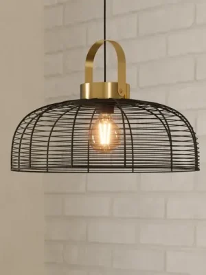 Značkový Závěsné světlo Roundham, průměr 45 cm