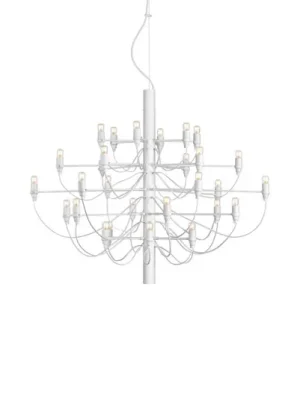 Bezpečná Platba Lustr FLOS 2097/30 LED, čirý, bílý