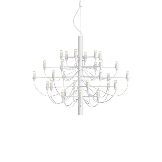 Bezpečná Platba Lustr FLOS 2097/30 LED, čirý, bílý